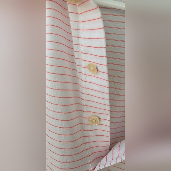 Peter Millar Light Pink and White Polo Shirt - Picture 8 of 8